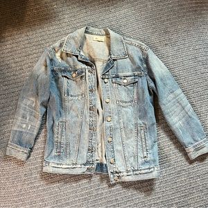 Madewell oversized trucker jean jacket